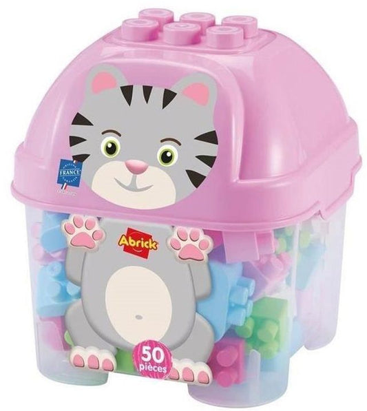 Ecoiffier abrick set constructie pisica 50 piese - Publisol.ro