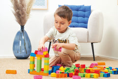 Ecoiffier abrick set de construit multicolor 50 piese - Publisol.ro