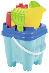 Ecoiffier galetusa castel cu accesorii de nisip 18.5 cm - Publisol.ro