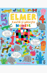 Elmer cauta si gaseste numere, de David McKee