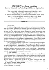 Emotijovia - Jocul emotiilor - editie revizuita, de Ion Ovidiu Panisoara - Publisol.ro