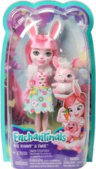 Enchantimals papusi cu animalute bree bunny si twist, Mattel - Publisol.ro