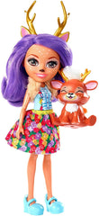 Enchantimals papusi cu animalute danessa deer si sprint, Mattel - Publisol.ro