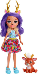 Enchantimals papusi cu animalute danessa deer si sprint, Mattel - Publisol.ro