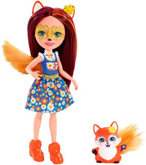 Enchantimals papusi cu animalute felicity fox si flick, Mattel - Publisol.ro