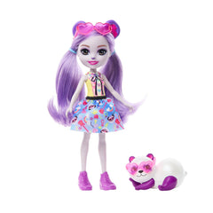 Enchantimals papusi si animalute pemma panda si clamber, Mattel - Publisol.ro