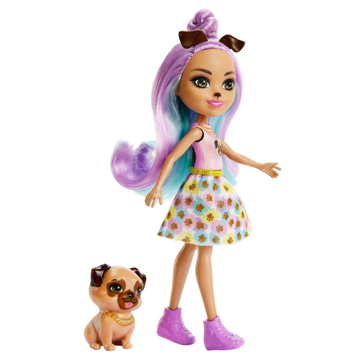 Enchantimals papusi si animalute Penna Pug si Trusty - Publisol.ro