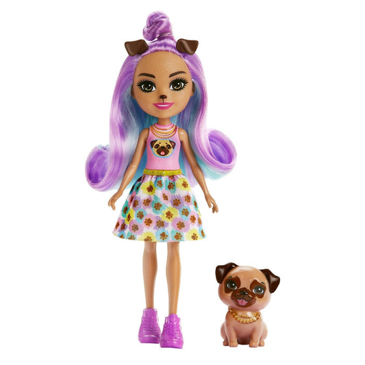 Enchantimals papusi si animalute Penna Pug si Trusty - Publisol.ro