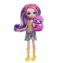 Enchantimals papusi si animalute sabindra sloth si hang, Mattel - Publisol.ro