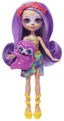 Enchantimals papusi si animalute sabindra sloth si hang, Mattel - Publisol.ro