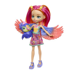 Enchantimals papusi si animalute trippi toucan si canopy, Mattel - Publisol.ro
