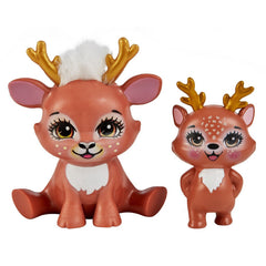 Enchantimals set papusi surori si animalutele lor danessa deer si sprint si danetta deer si fleet, Mattel - Publisol.ro