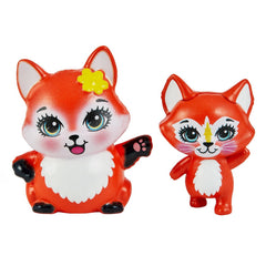 Enchantimals set papusi surori si animalutele lor felicity fox si flick si feana fox si mixte, Mattel - Publisol.ro