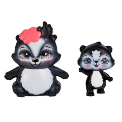 Enchantimals set papusi surori si animalutele lor sage skunk si caper si sabella skunk si striper, Mattel - Publisol.ro