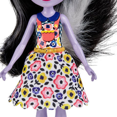 Enchantimals set papusi surori si animalutele lor sage skunk si caper si sabella skunk si striper, Mattel - Publisol.ro
