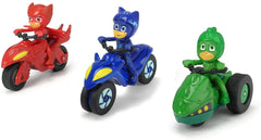 Eroi in pijamale set 3 motociclete cu figurina scara 1:64, Simba - Publisol.ro