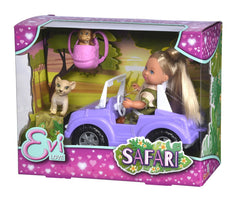 Evi love set papusa evi si vehicul safari, Simba - Publisol.ro