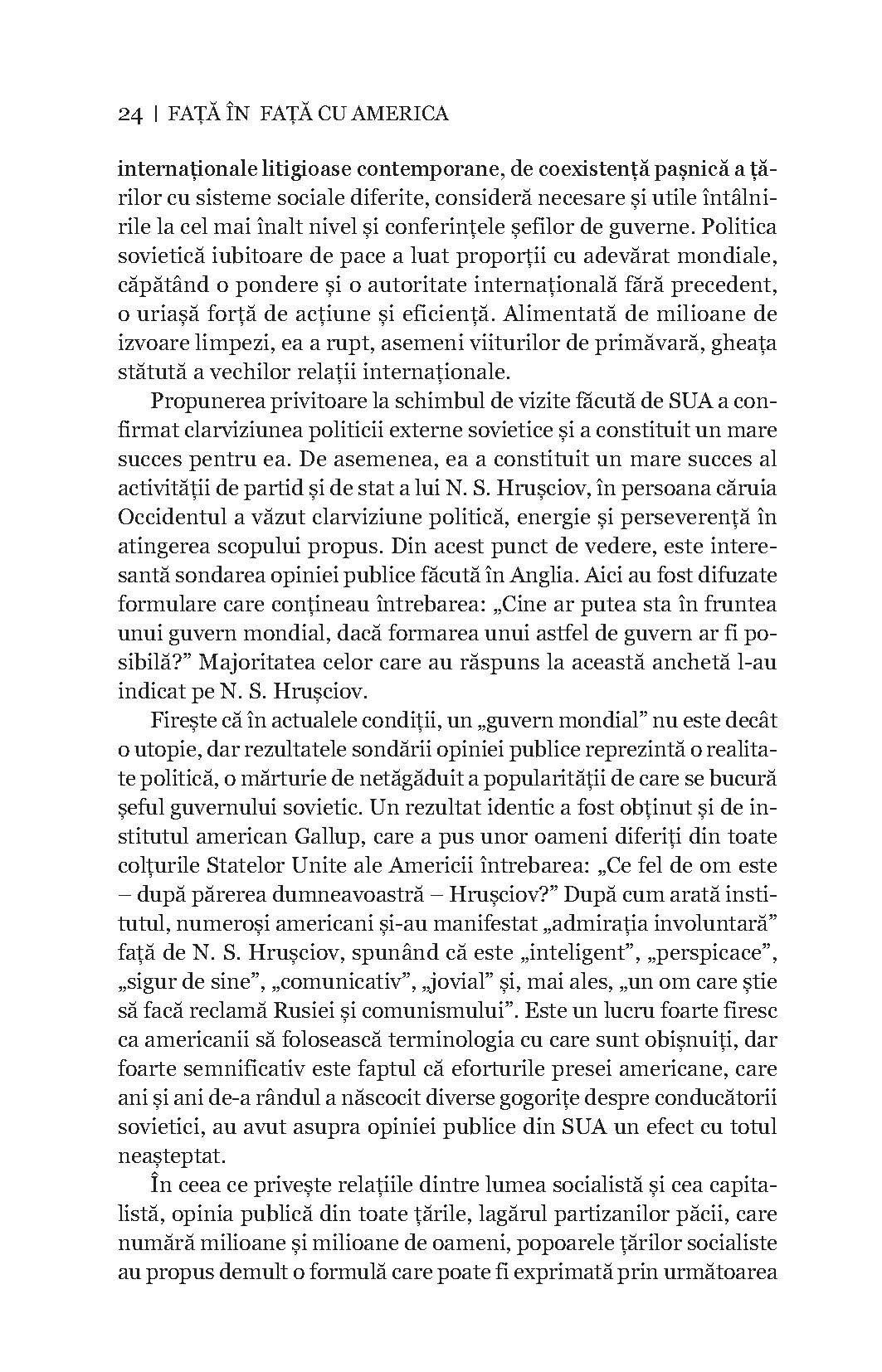 Fața în fața cu America - Editura Publisol - Ed. digitala - PDF - Publisol.ro