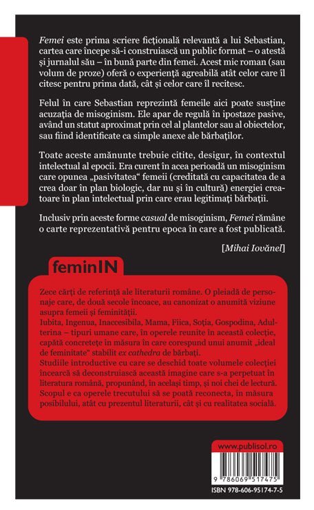 Femei de Mihail Sebastian - Ed. digitala - PDF - Publisol.ro