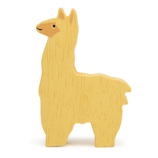 Figurina Alpaca, din lemn premium - Alpaca - Tender Leaf Toys - Publisol.ro