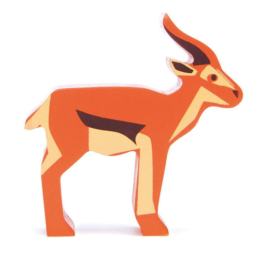 Figurina Antilopa, din lemn premium - Antelope - Tender Leaf Toys - Publisol.ro