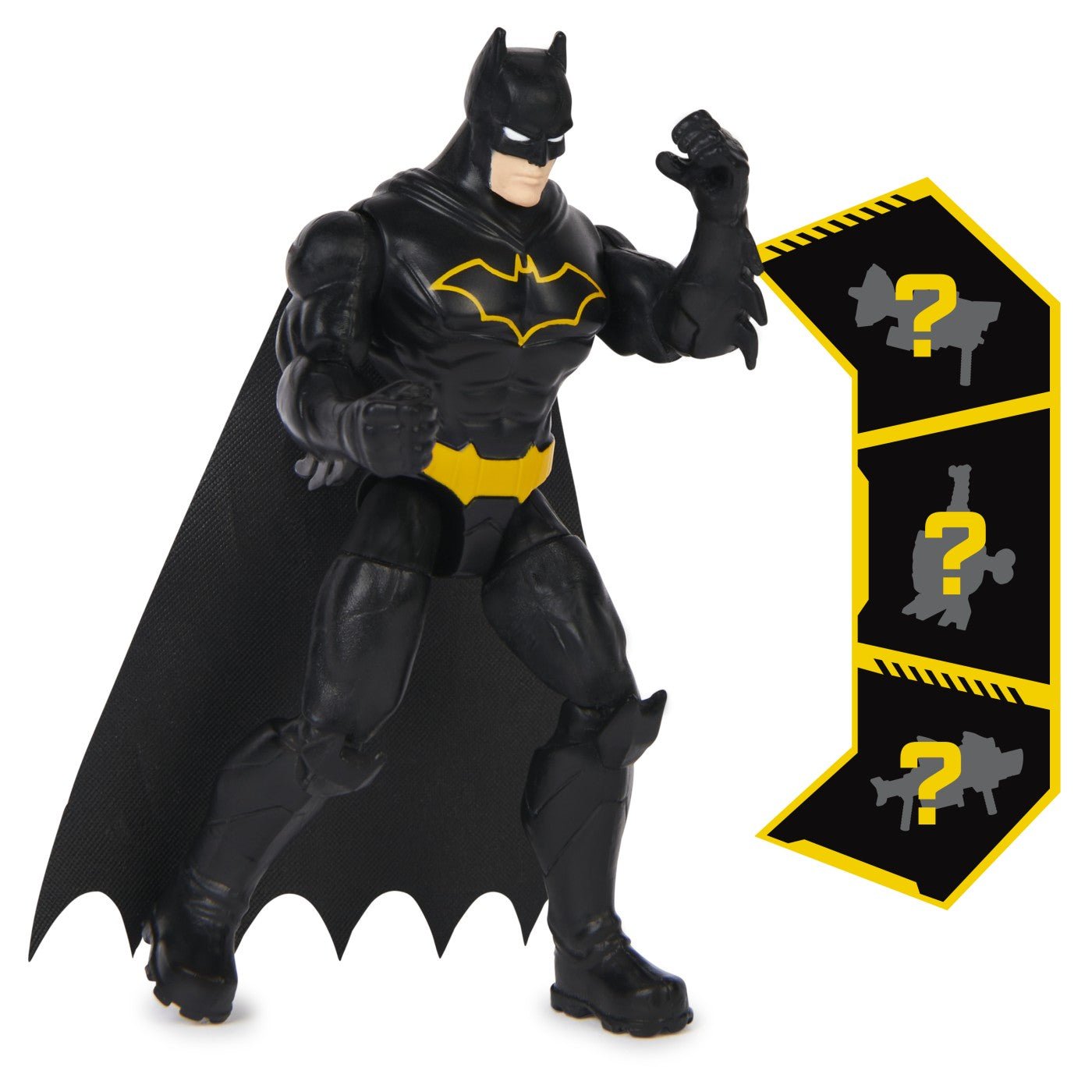 Figurina batman articulata 10cm cu 3 accesorii surpriza, Spin Master - Publisol.ro