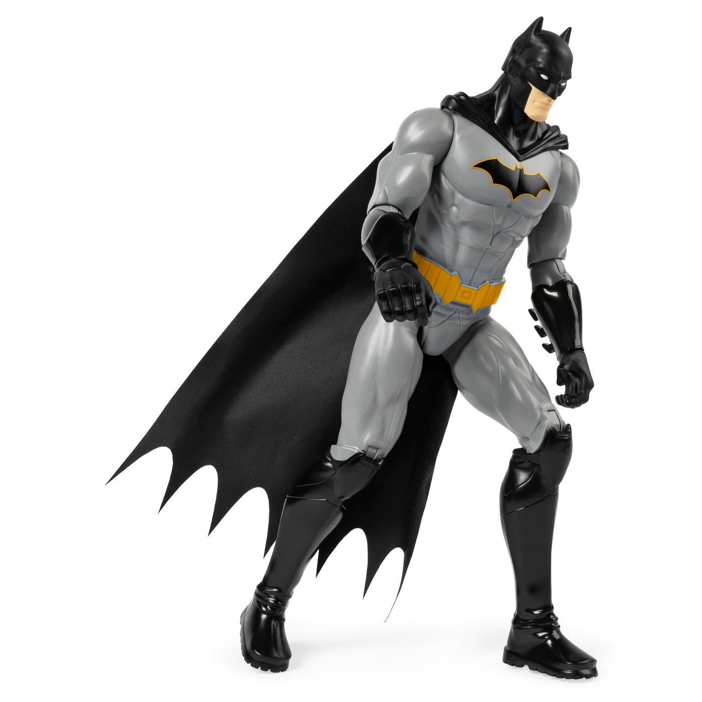 Figurina batman in costum gri 30cm, Spin Master - Publisol.ro