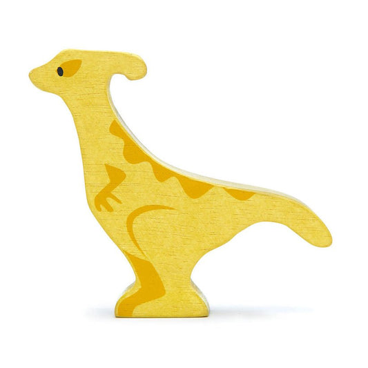 Figurina dinozaur Parasaurolophus, din lemn premium - Parasaurolophus - Tender Leaf Toys - Publisol.ro