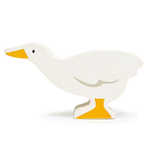 Figurina Gasca, din lemn premium - Goose - Tender Leaf Toys - Publisol.ro