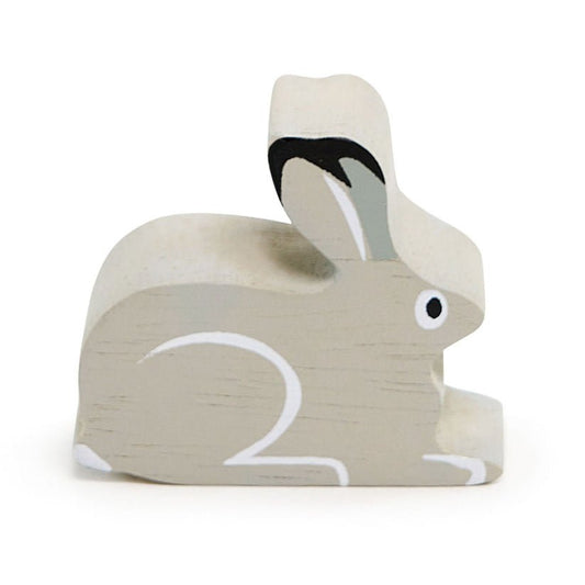 Figurina Iepure polar, din lemn premium - Snow Hare - Tender Leaf Toys - Publisol.ro