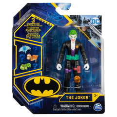 Figurina joker articulata 10cm cu 3 accesorii surpriza, Spin Master - Publisol.ro
