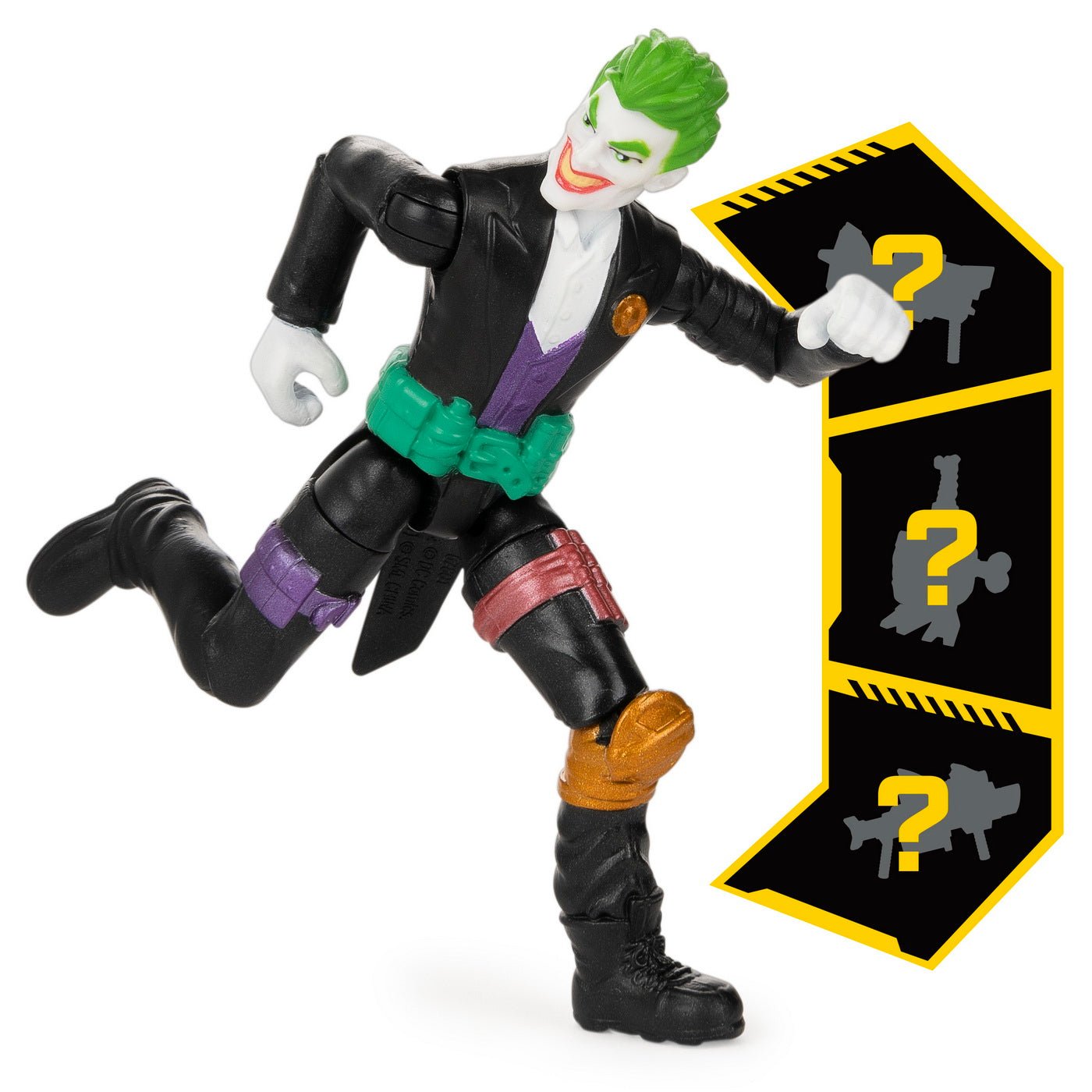 Figurina joker articulata 10cm cu 3 accesorii surpriza, Spin Master - Publisol.ro