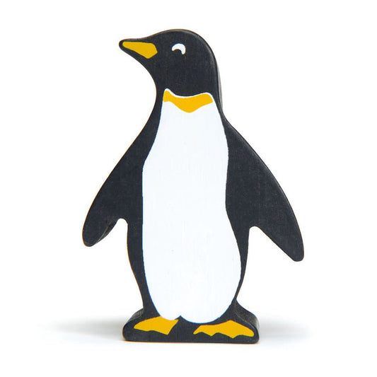 Figurina Pinguin, din lemn premium - Penguin - Tender Leaf Toys - Publisol.ro