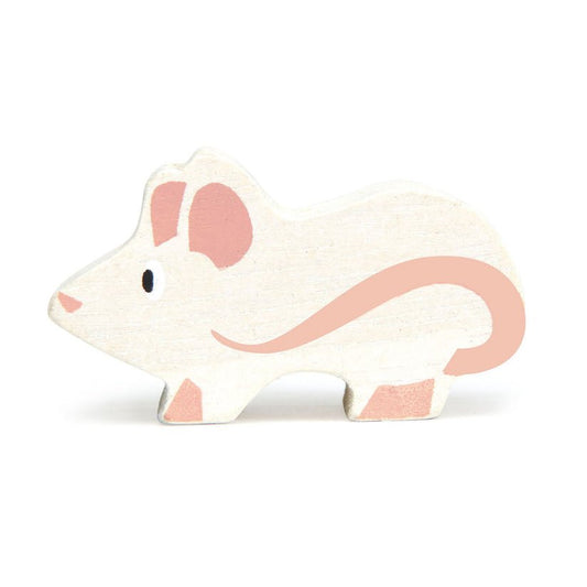 Figurina Soricel, din lemn premium - Mouse - Tender Leaf Toys - Publisol.ro