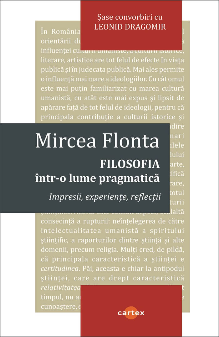 Filosofia intr - o lume pragmatica, de Mircea Flonta - Publisol.ro