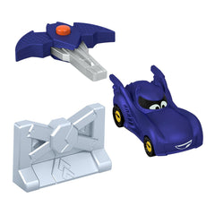 Fisher price batwheels masinuta albastra scara 1:55, Mattel - Publisol.ro