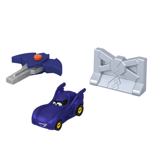 Fisher price batwheels masinuta albastra scara 1:55, Mattel - Publisol.ro