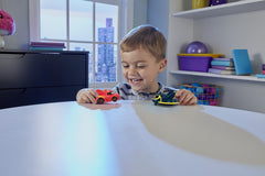 Fisher price batwheels set 2 masinute cu lumini redbird si batwing scara 1:55, Mattel - Publisol.ro
