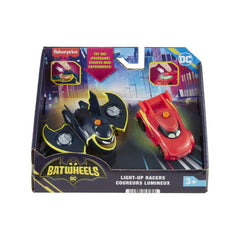 Fisher price batwheels set 2 masinute cu lumini redbird si batwing scara 1:55, Mattel - Publisol.ro