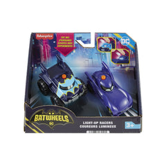 Fisher price batwheels set 2 masinute cu lumini scara 1:55, Mattel - Publisol.ro