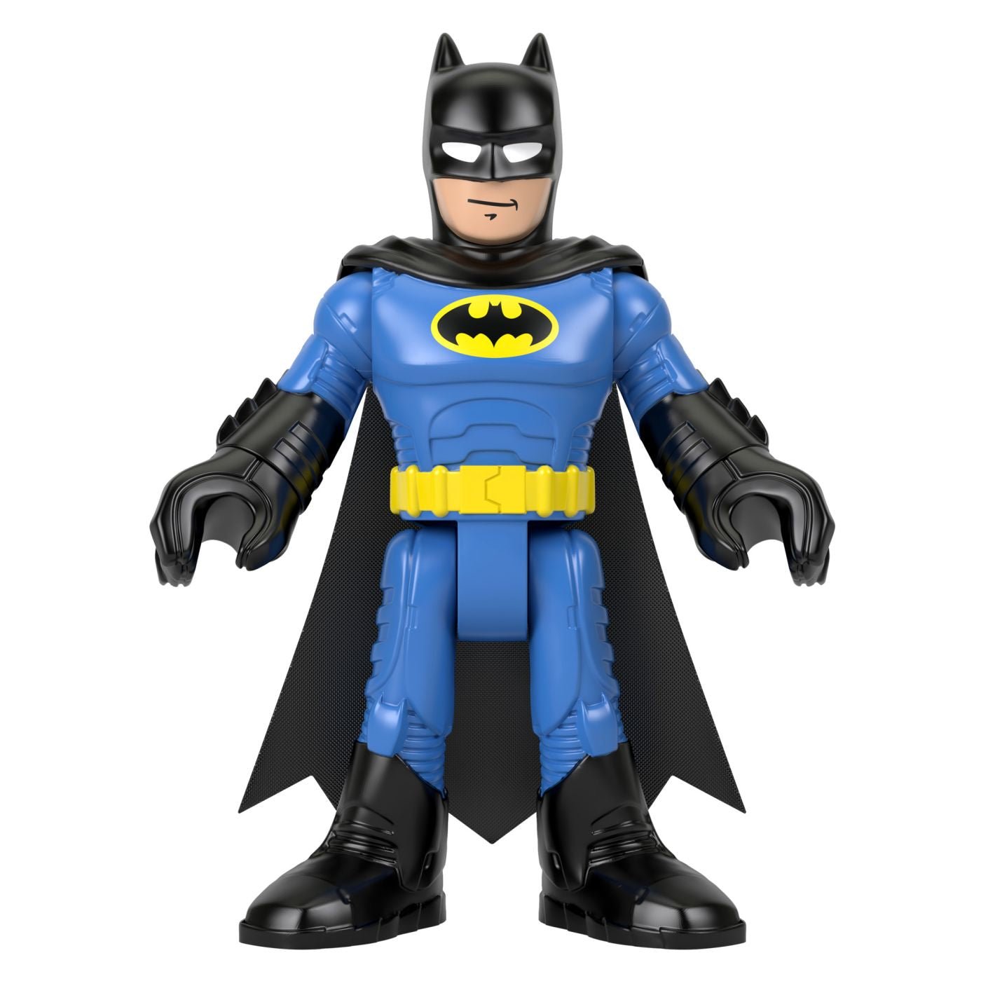 Fisher price imaginext dc super friends figurina batman xl cu costum albastru, Mattel - Publisol.ro
