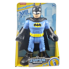 Fisher price imaginext dc super friends figurina batman xl cu costum albastru, Mattel - Publisol.ro