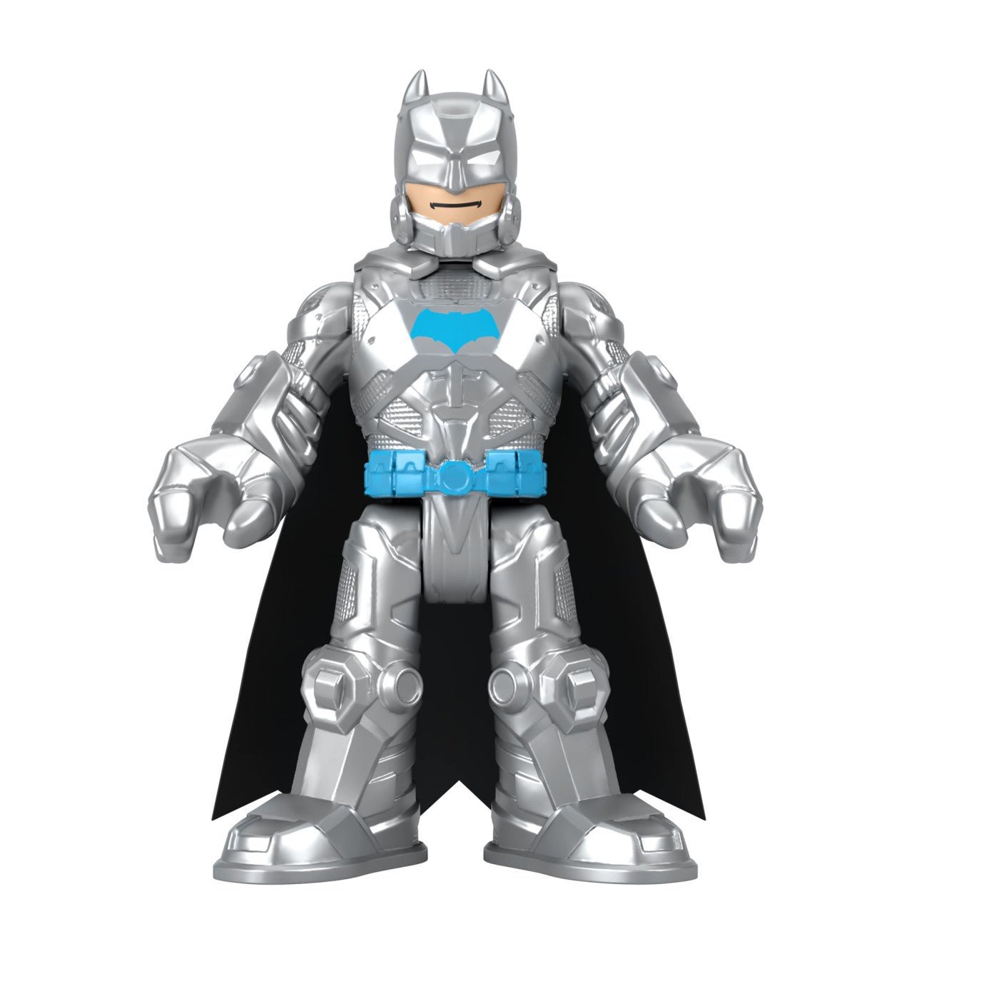 Fisher price imaginext dc super friends robot batman in costum gri 30cm, Mattel - Publisol.ro
