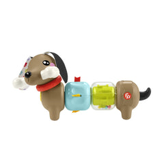 Fisher price jucarie catelus de activitate pentru bebelusi click and spin, Mattel - Publisol.ro