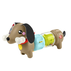 Fisher price jucarie catelus de activitate pentru bebelusi click and spin, Mattel - Publisol.ro