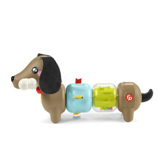 Fisher price jucarie catelus de activitate pentru bebelusi click and spin, Mattel - Publisol.ro