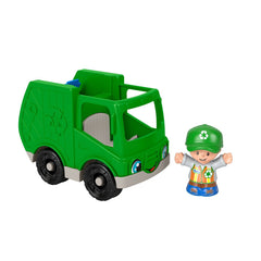 Fisher price little people vehicul camion reciclare 10cm, Mattel - Publisol.ro