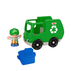 Fisher price little people vehicul camion reciclare 10cm, Mattel - Publisol.ro