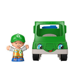 Fisher price little people vehicul camion reciclare 10cm, Mattel - Publisol.ro