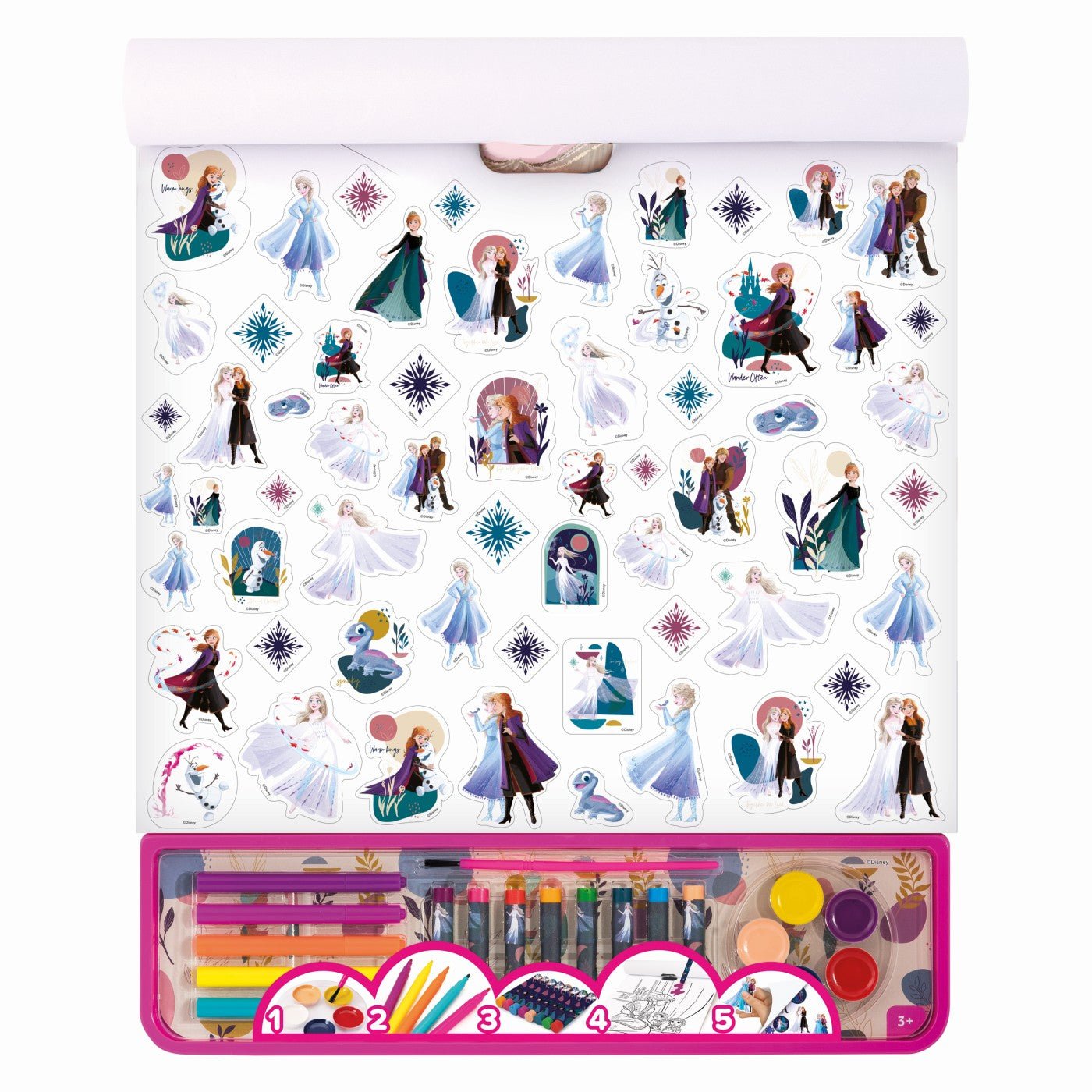 Frozen set pentru desen giga block 5 in 1, AS - Publisol.ro